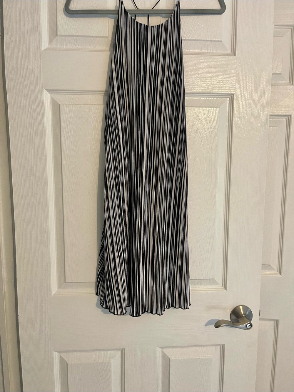 Striped Black and White Mini Skirt